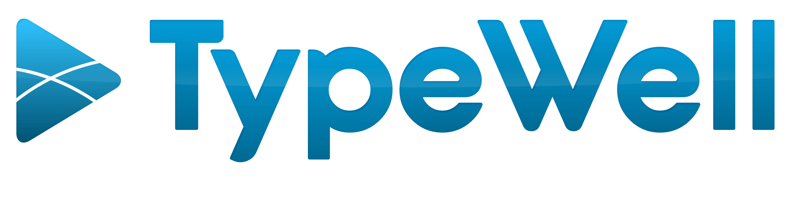 Blue TypeWell logo